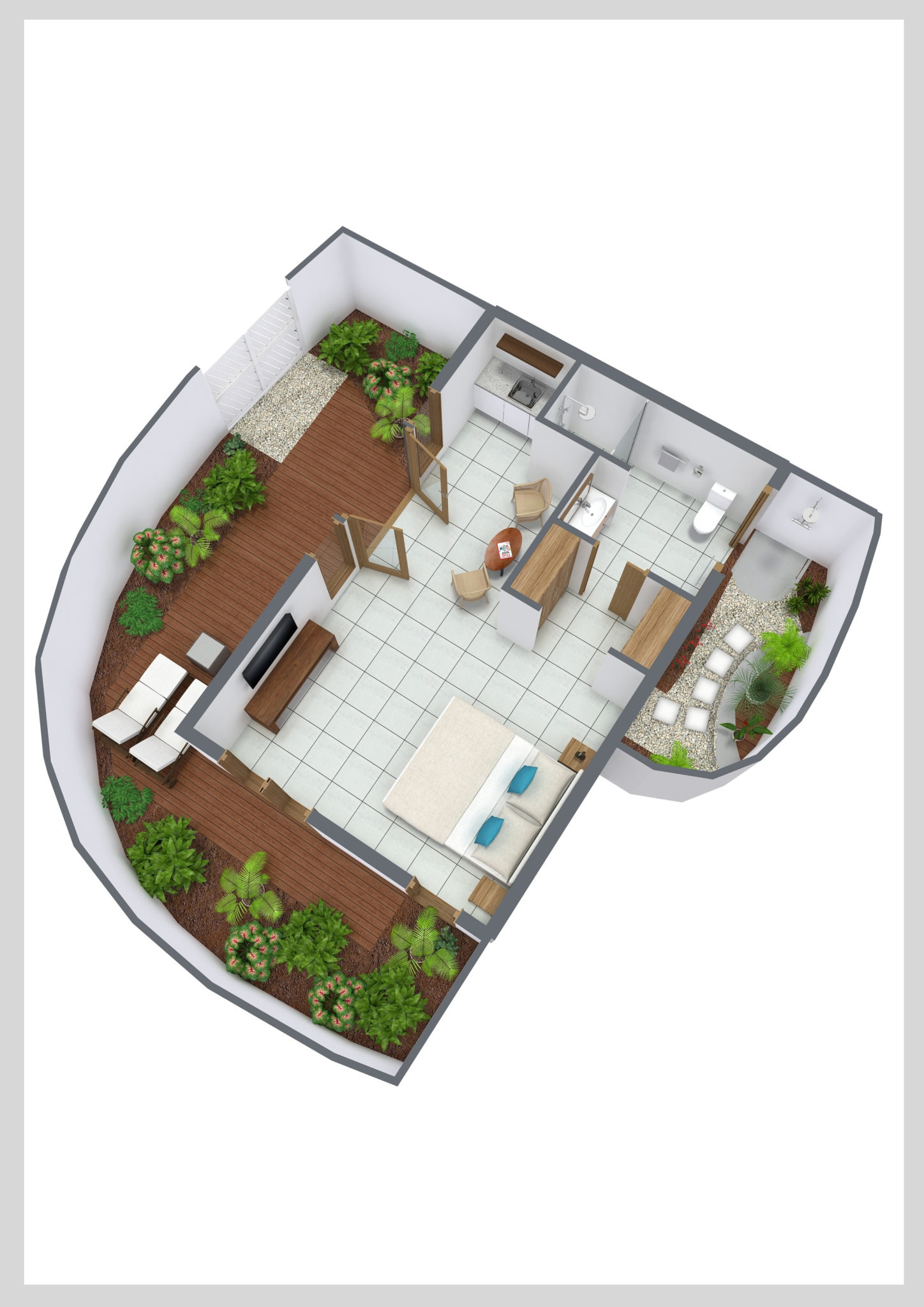Garden Studio - Room Plan