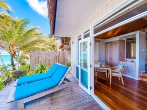 Little Polynesian Resort Beachfront decking