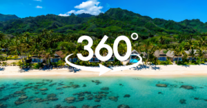 360 Aerial View Little Polynesian